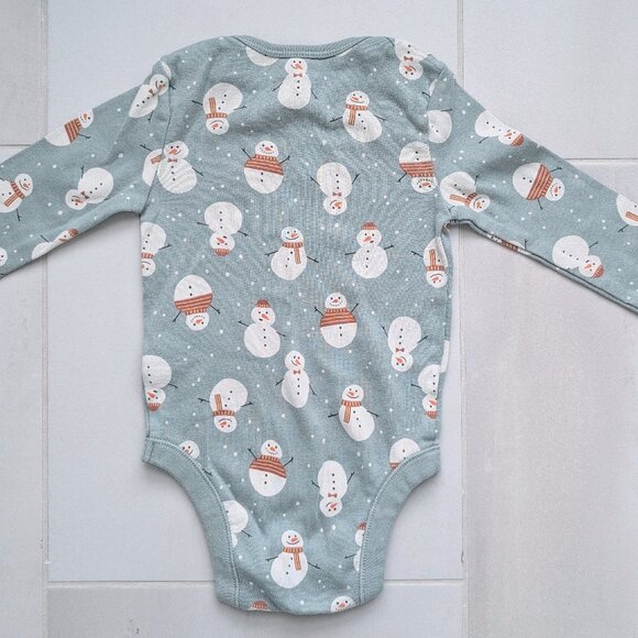 (4/$20) Old Navy -  Unisex Long-Sleeve Printed Bodysuit for Baby - Picture 4 of 4
